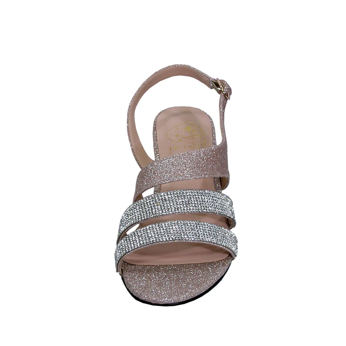 FLORAL Dorothy Women's Wide Width Rhinestone Straps Dress Sandals