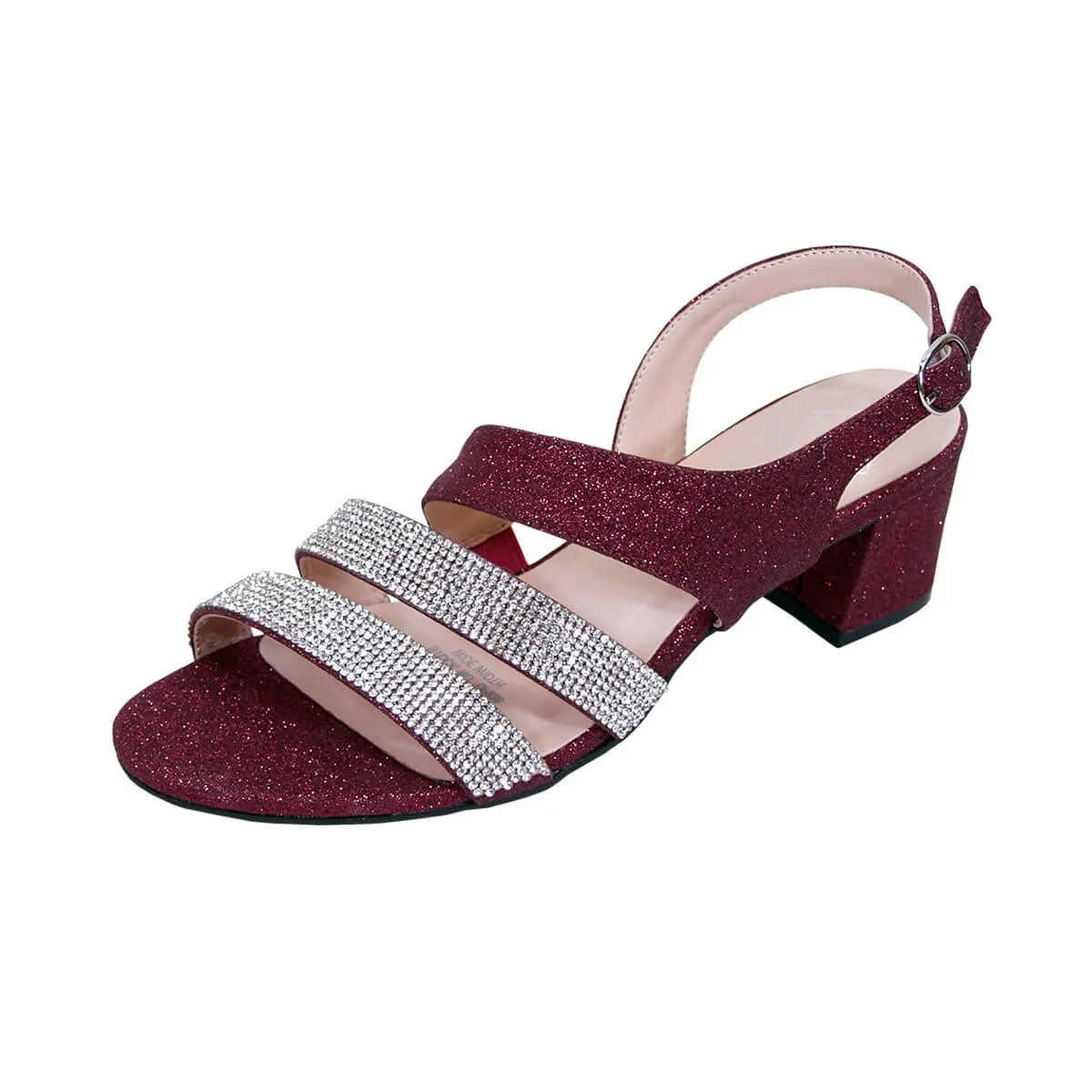 FLORAL Dorothy Women's Wide Width Rhinestone Straps Dress Sandals