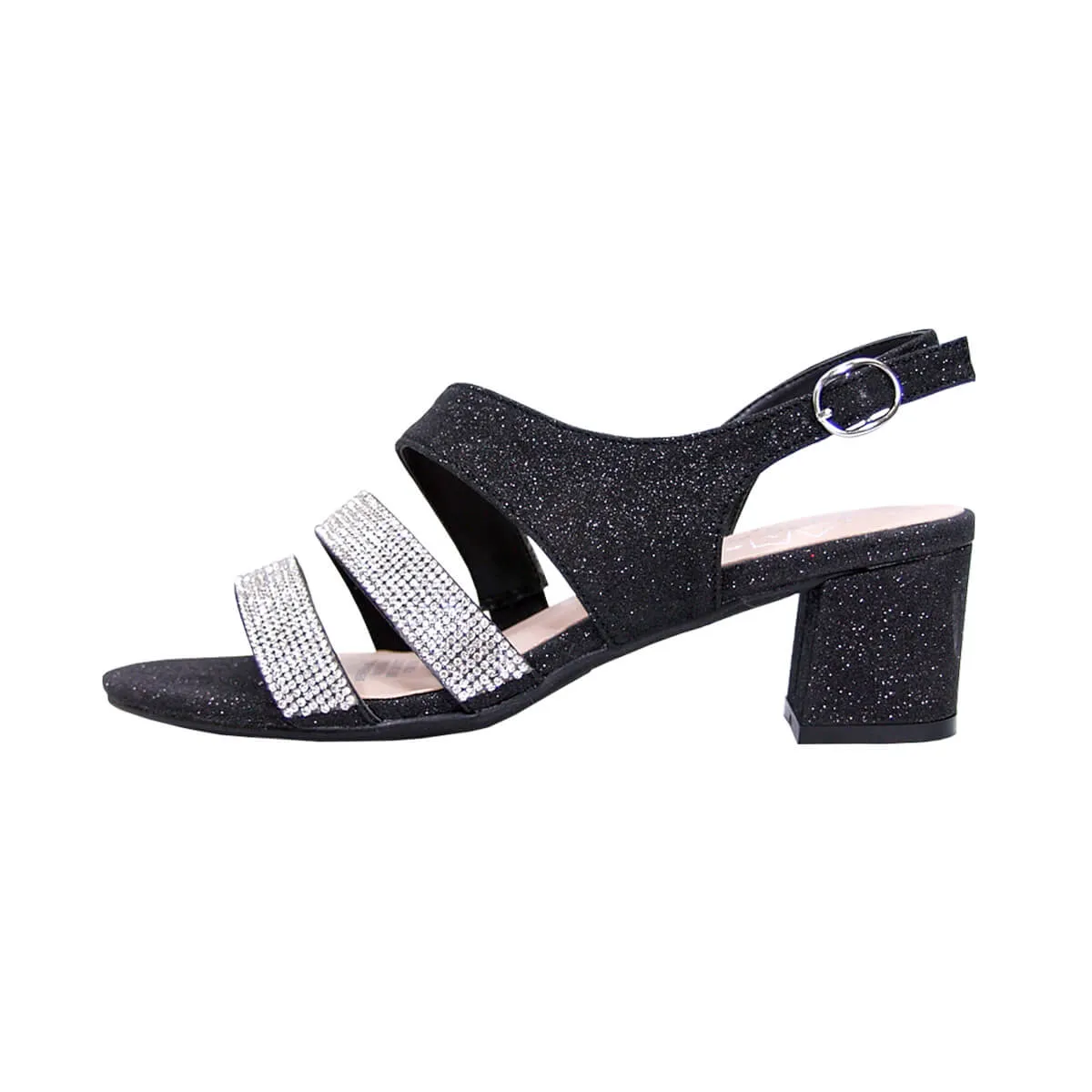 FLORAL Dorothy Women's Wide Width Rhinestone Straps Dress Sandals
