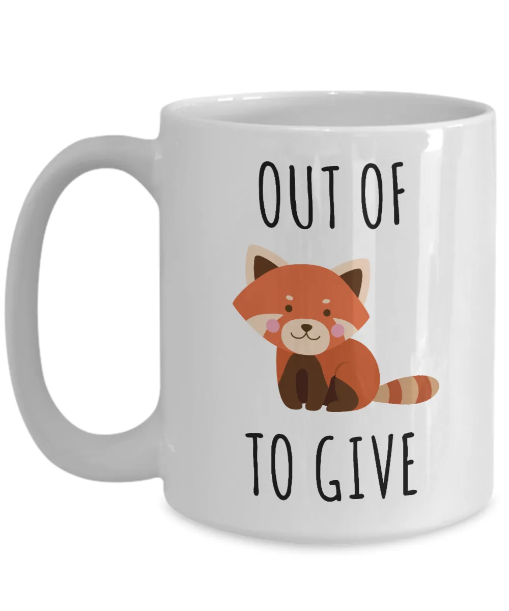 Fox Sake Mug Zero Fox Given Gifts Out of Fox to Give Funny Coffee Cup