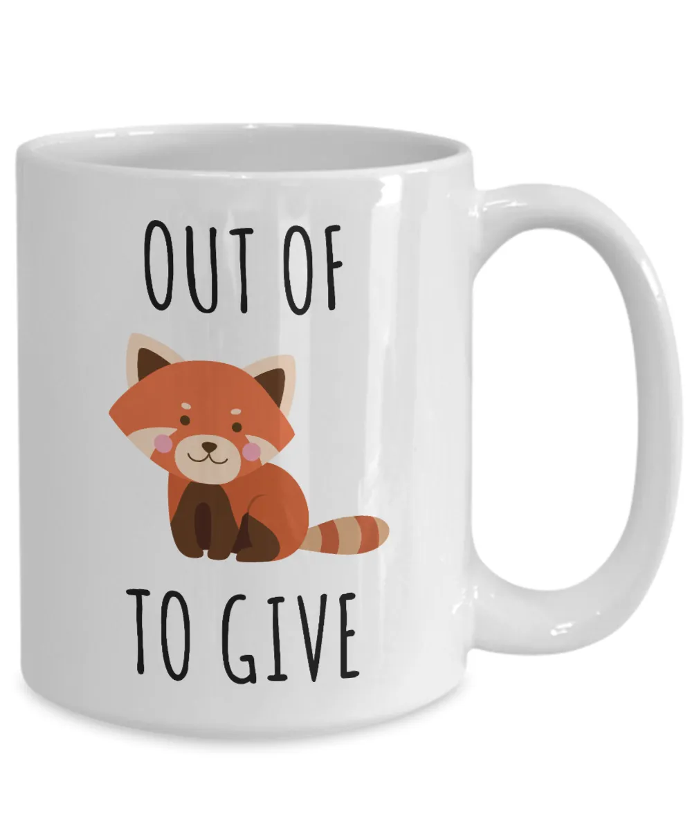 Fox Sake Mug Zero Fox Given Gifts Out of Fox to Give Funny Coffee Cup