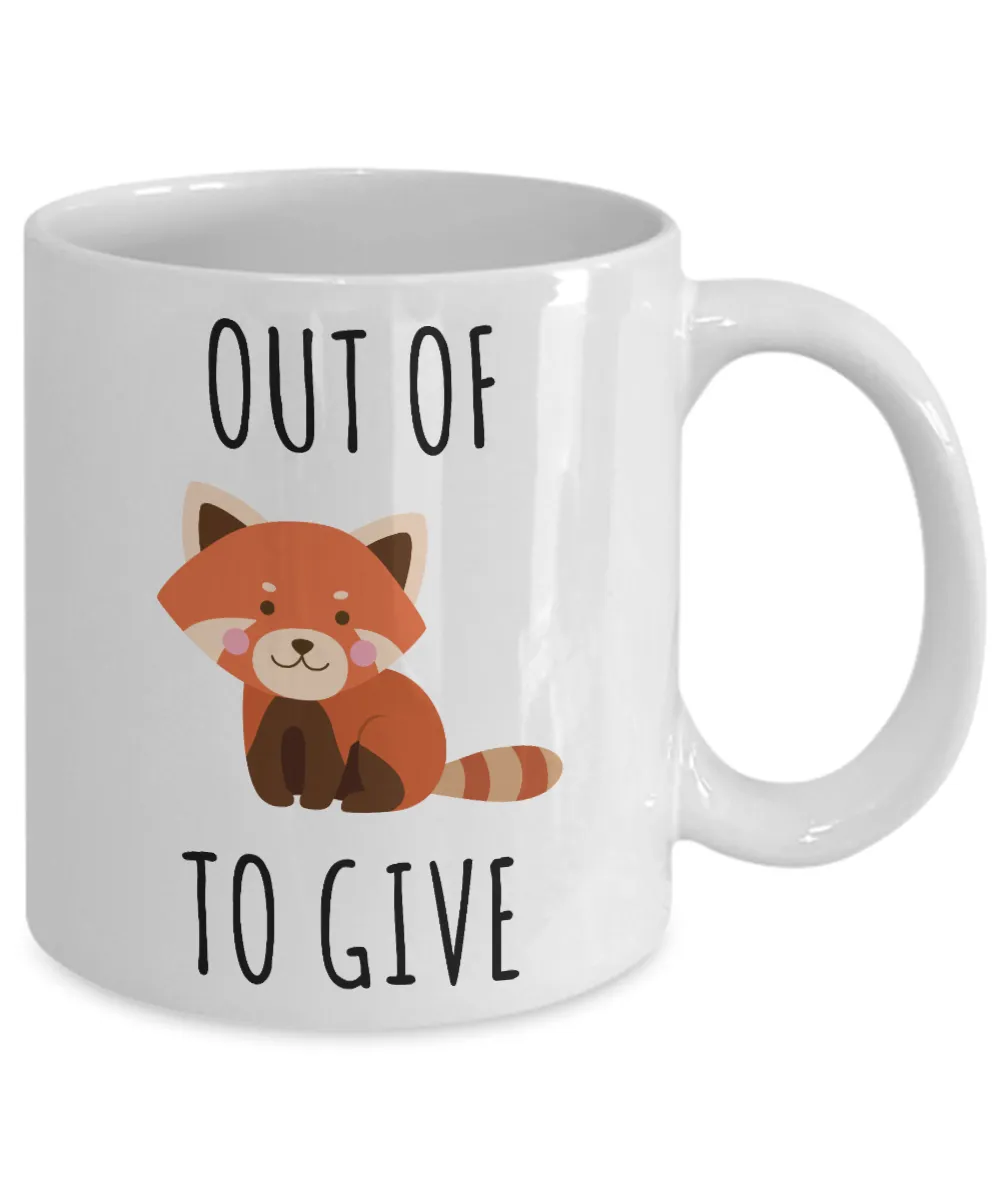 Fox Sake Mug Zero Fox Given Gifts Out of Fox to Give Funny Coffee Cup