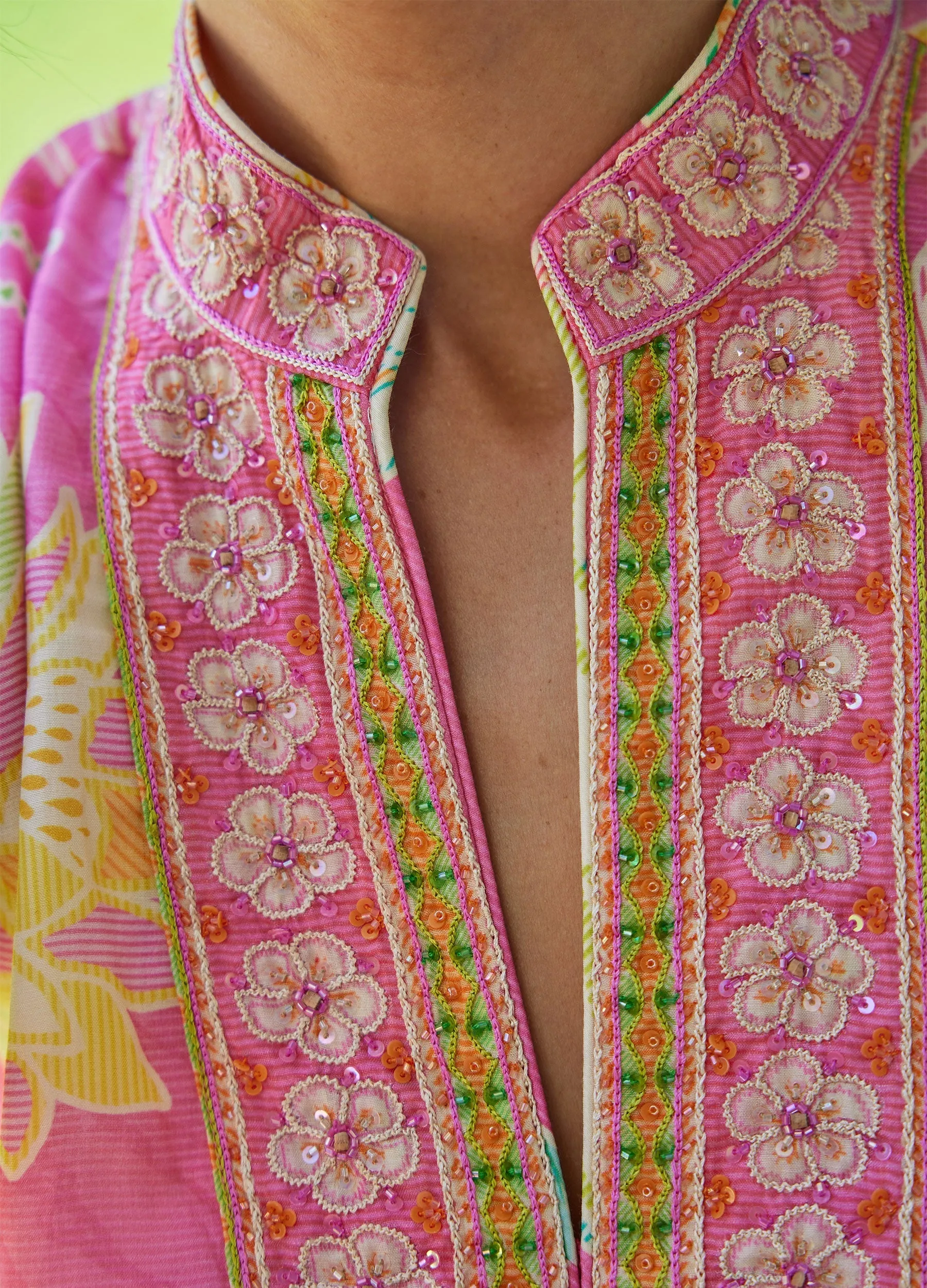 Geni Dress in Bahama Print by Bella Tu