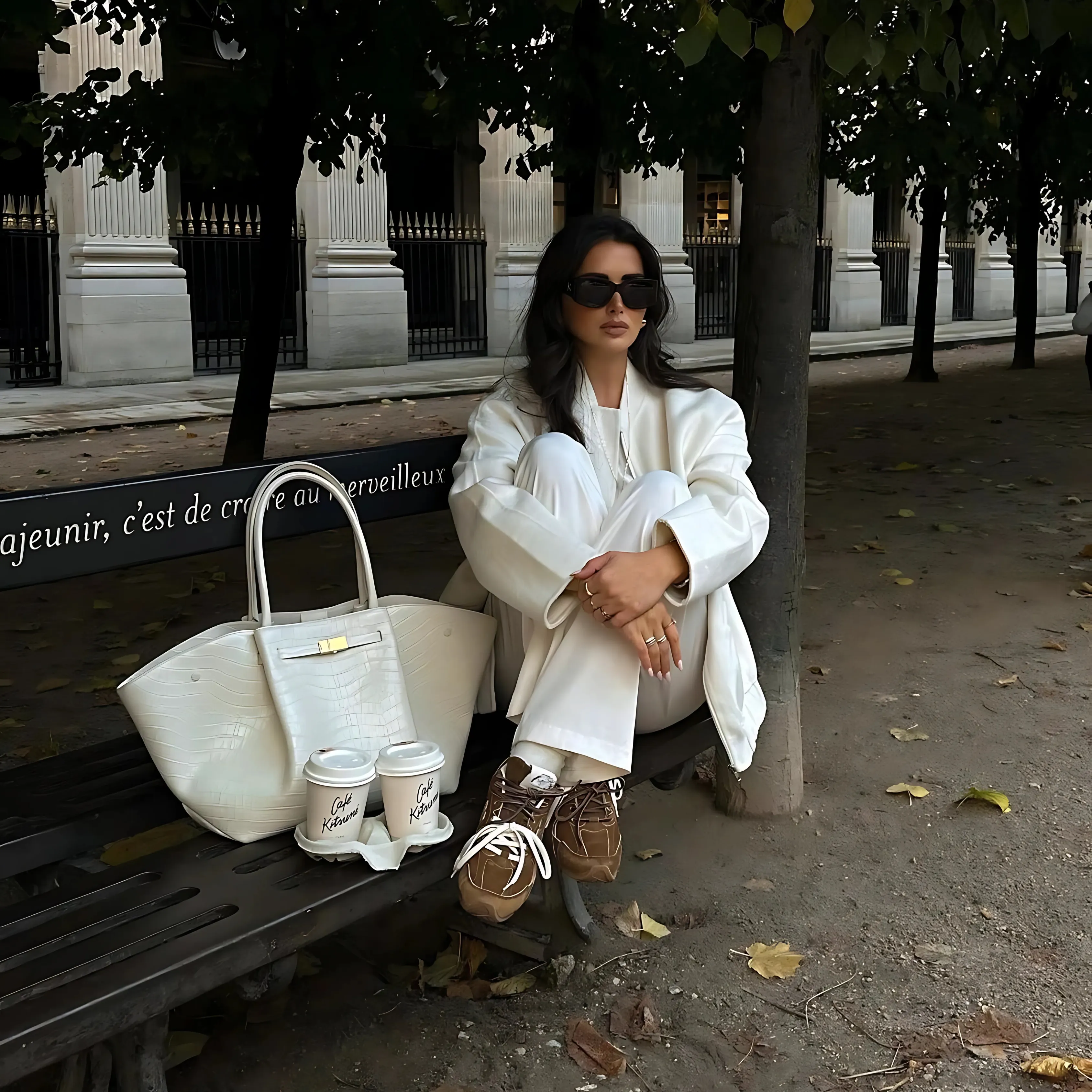 Genuine leather sneakers