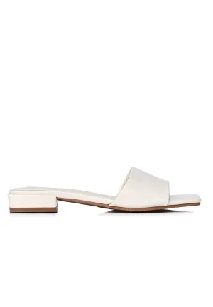 Gianna Slip Ons Sandals (Blanched Almond)