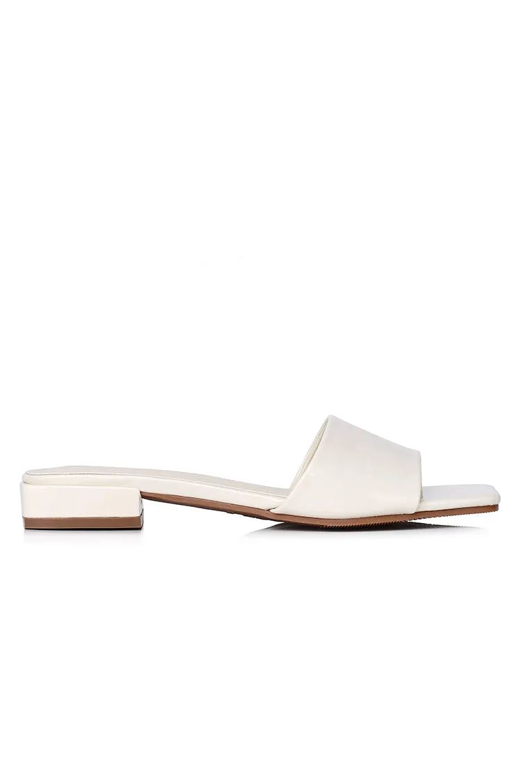 Gianna Slip Ons Sandals (Blanched Almond)