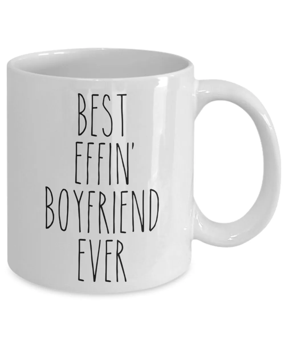 Gift For Boyfriend Best Effin' Boyfriend Ever Mug Coffee Cup Funny Coworker Gifts