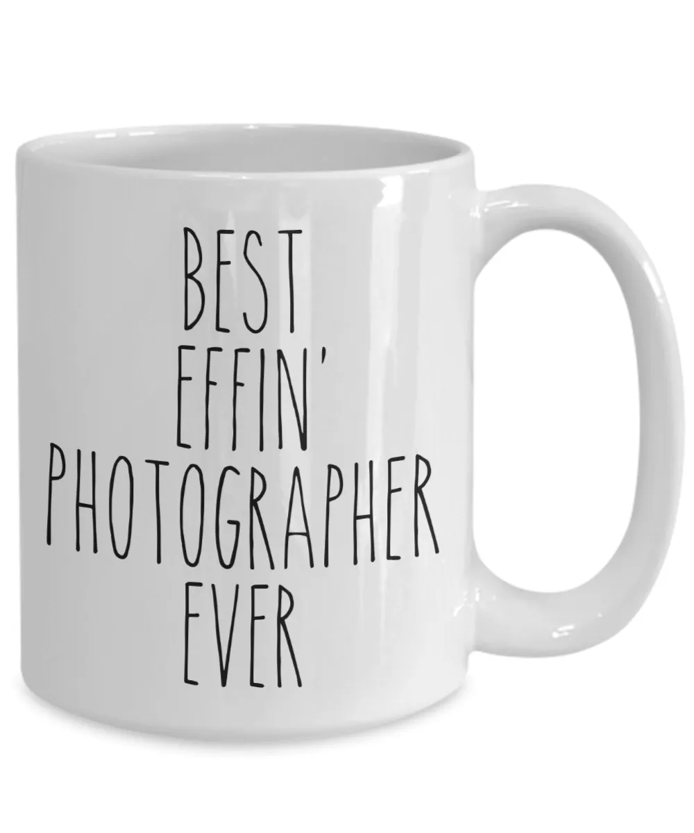 Gift For Photographer Best Effin' Photographer Ever Mug Coffee Cup Funny Coworker Gifts