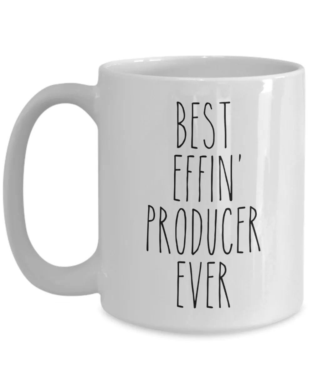 Gift For Producer Best Effin' Producer Ever Mug Coffee Cup Funny Coworker Gifts