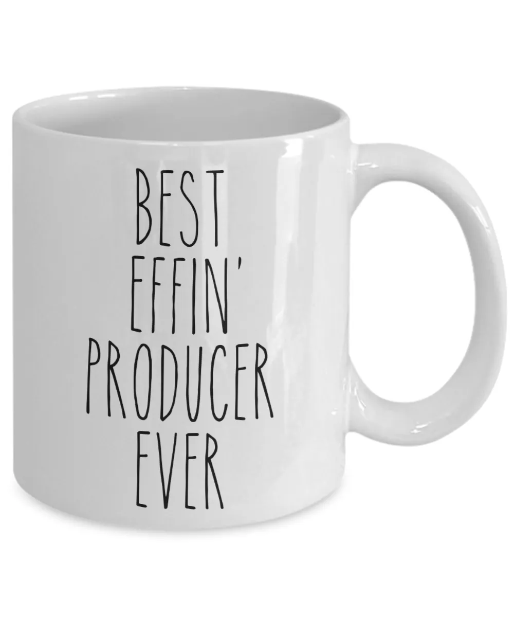 Gift For Producer Best Effin' Producer Ever Mug Coffee Cup Funny Coworker Gifts