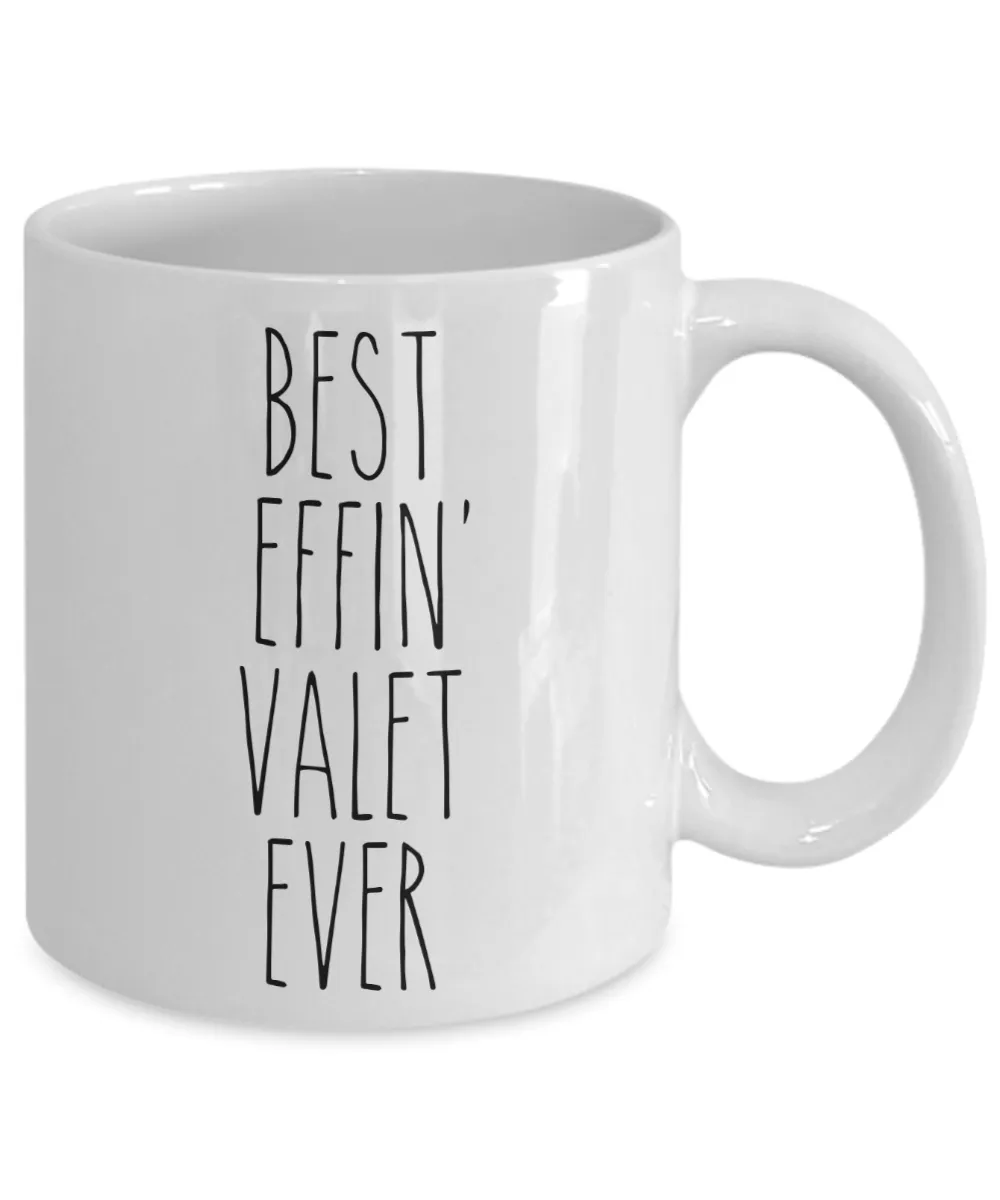 Gift For Valet Best Effin' Valet Ever Mug Coffee Cup Funny Coworker Gifts