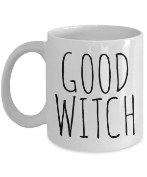 Good Witch Mug Funny Halloween Ceramic Coffee Cup Gifts for Witches