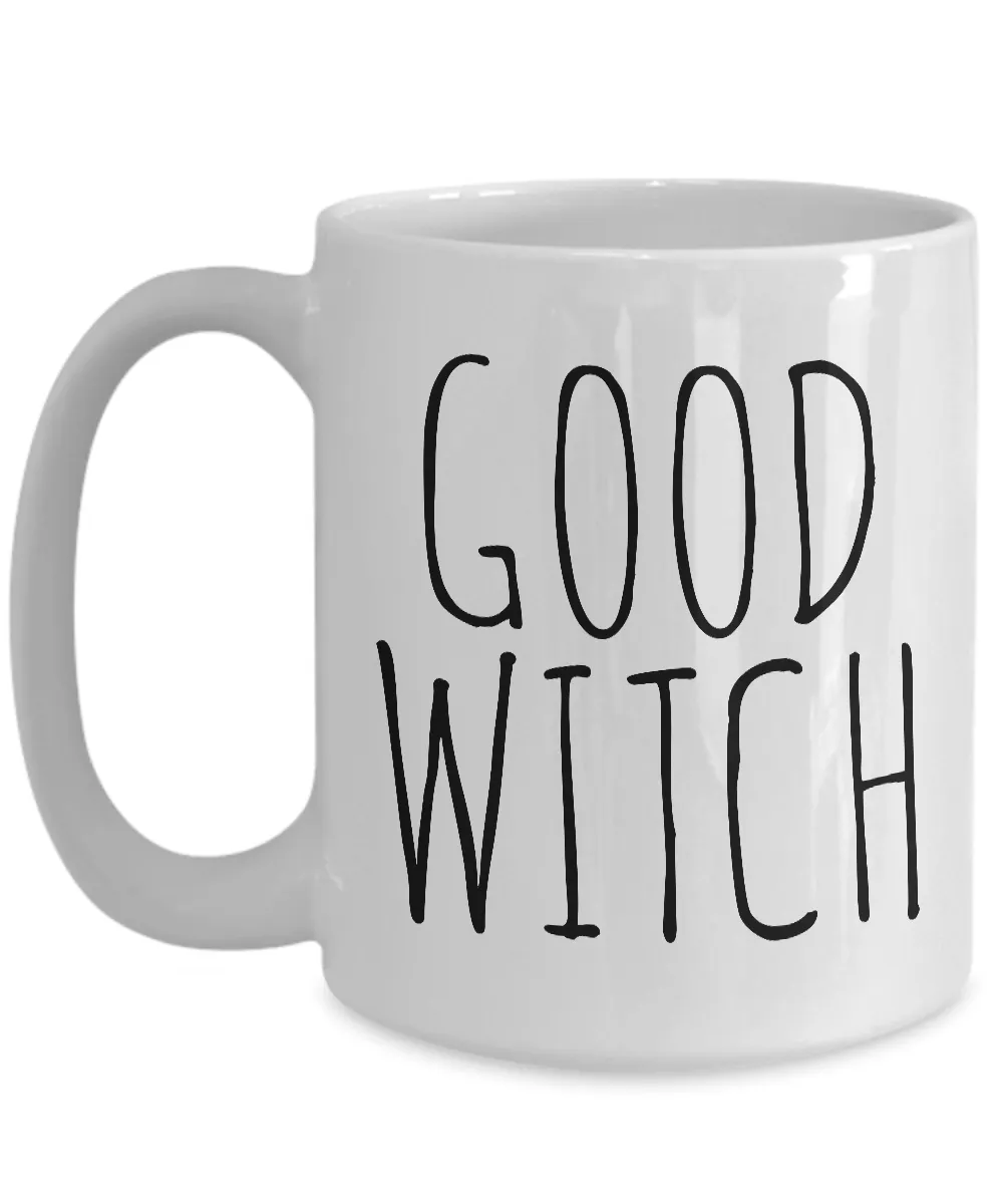 Good Witch Mug Funny Halloween Ceramic Coffee Cup Gifts for Witches