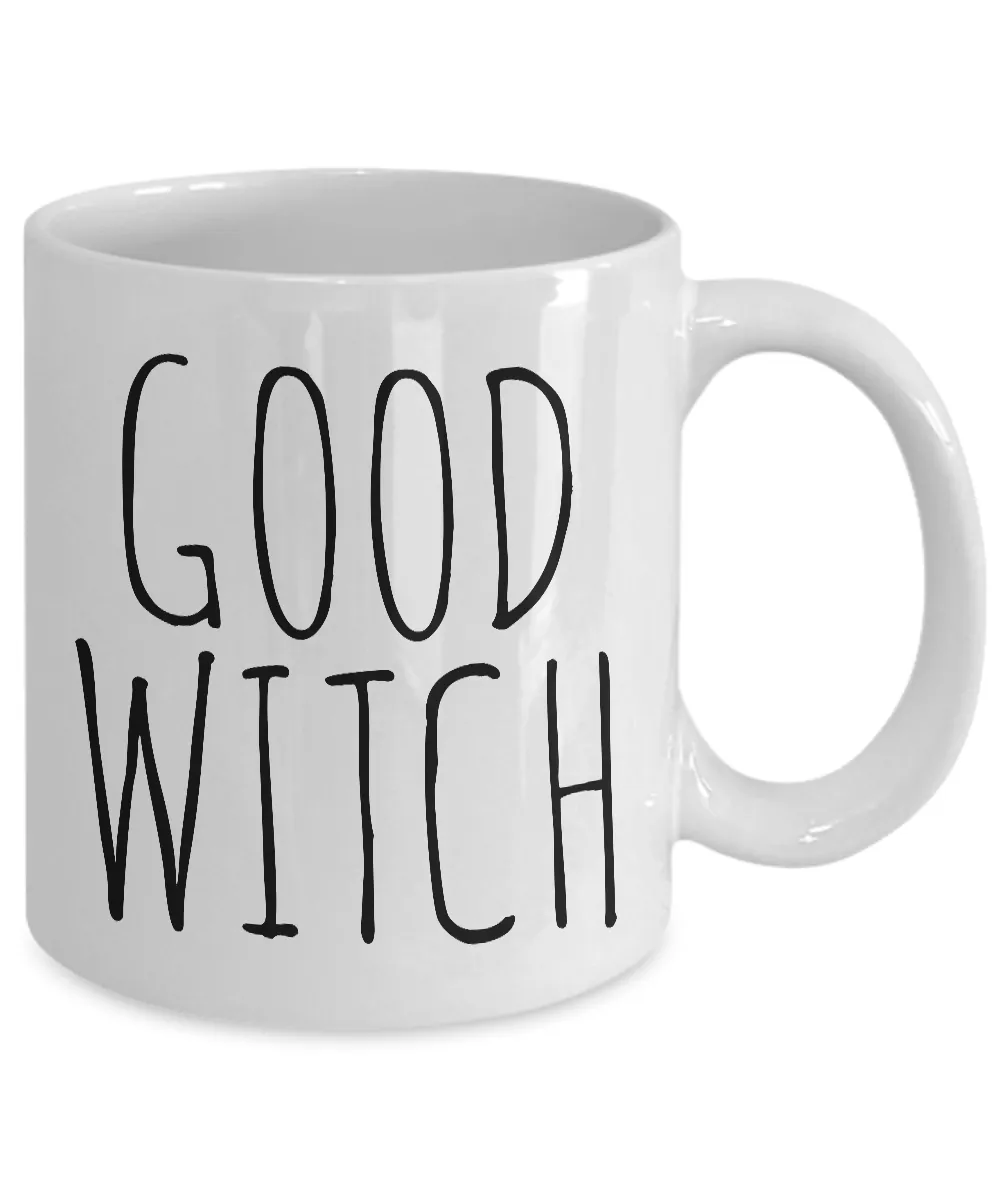 Good Witch Mug Funny Halloween Ceramic Coffee Cup Gifts for Witches