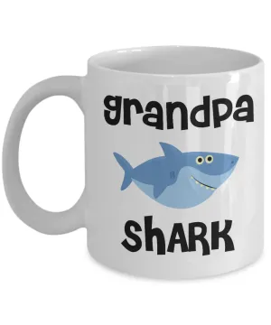 Grandpa Shark Mug Do Do Do Coffee Cup Grandpas Birthday Gift Idea Gifts for Abuelas