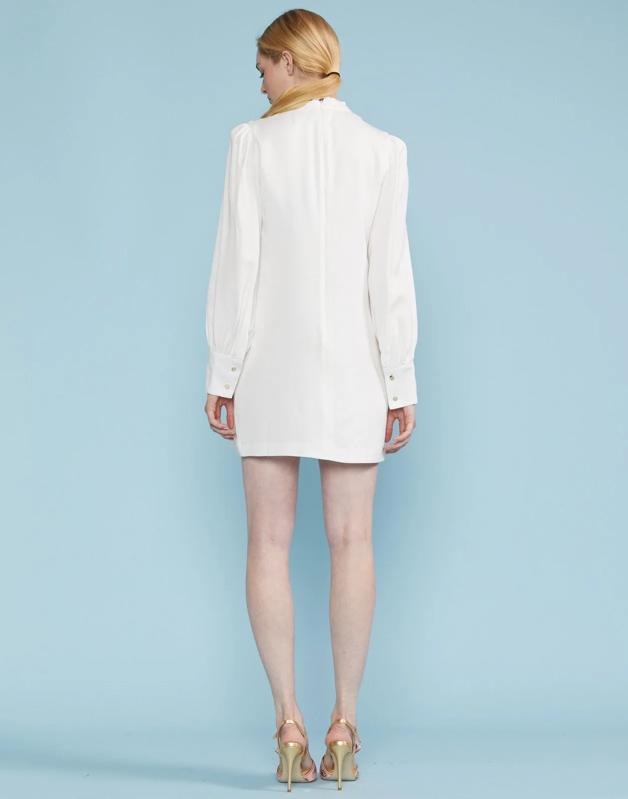 Harper Sequin Embroidered Mini Dress