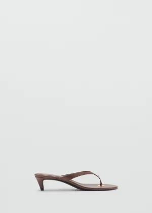Heeled sandals