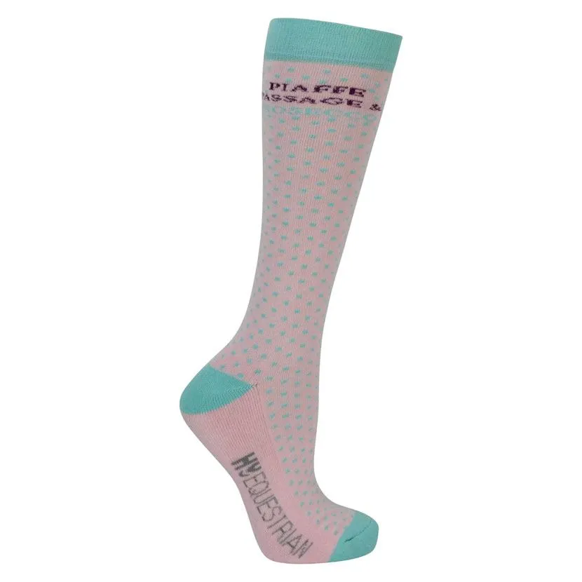 Hy Equestrian Dressage Horse Riding Socks (Pack of 3)