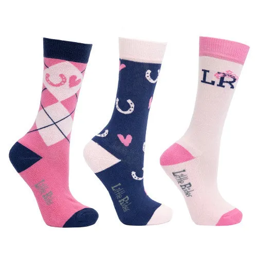 Hy Equestrian Pony Fantasy Socks By Little Rider (Pack Of 3)