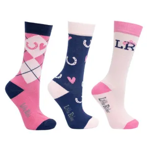 Hy Equestrian Pony Fantasy Socks By Little Rider (Pack Of 3)