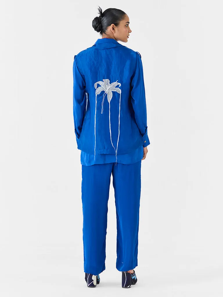 Indigo Organza Jacket