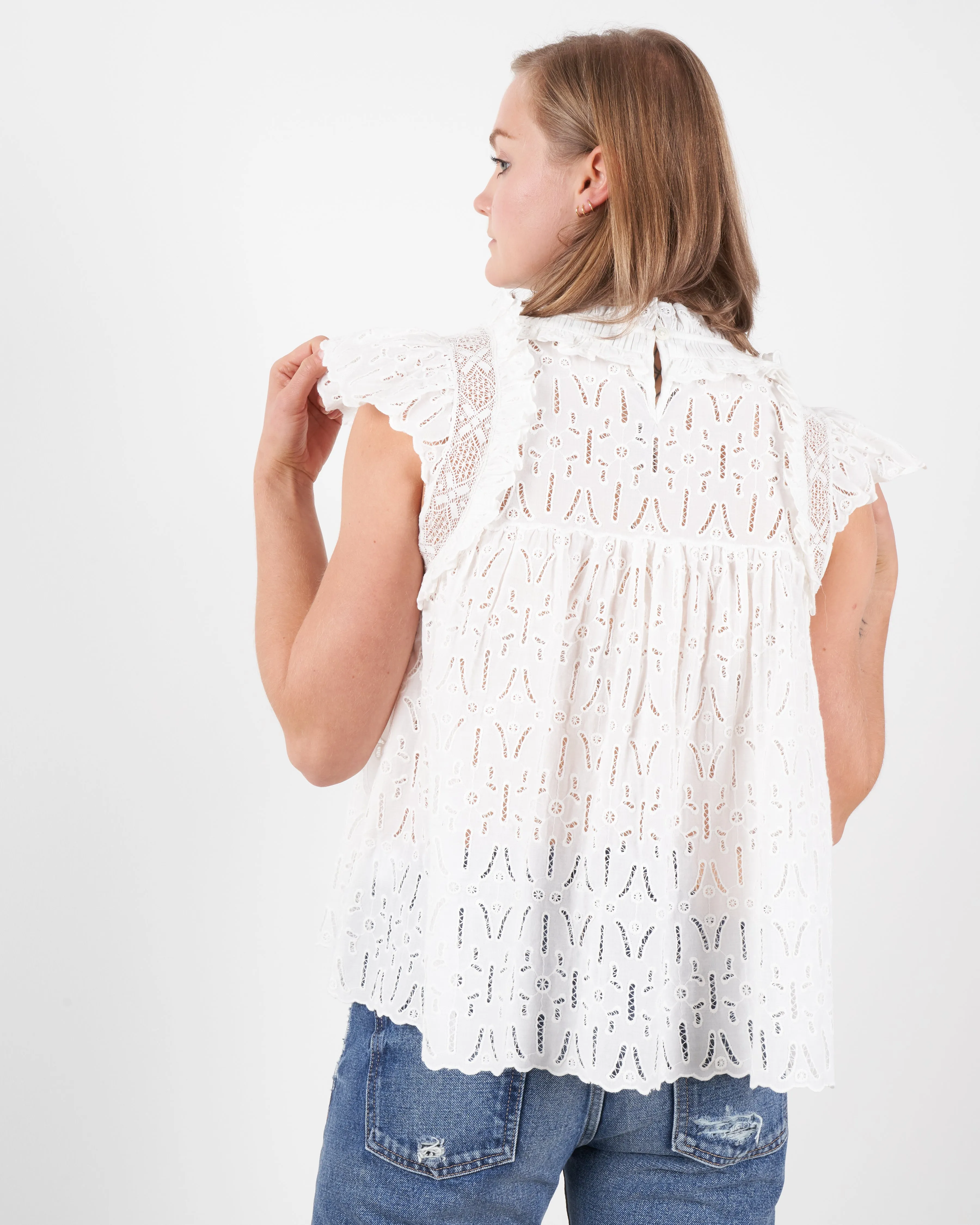 ingrid top - white