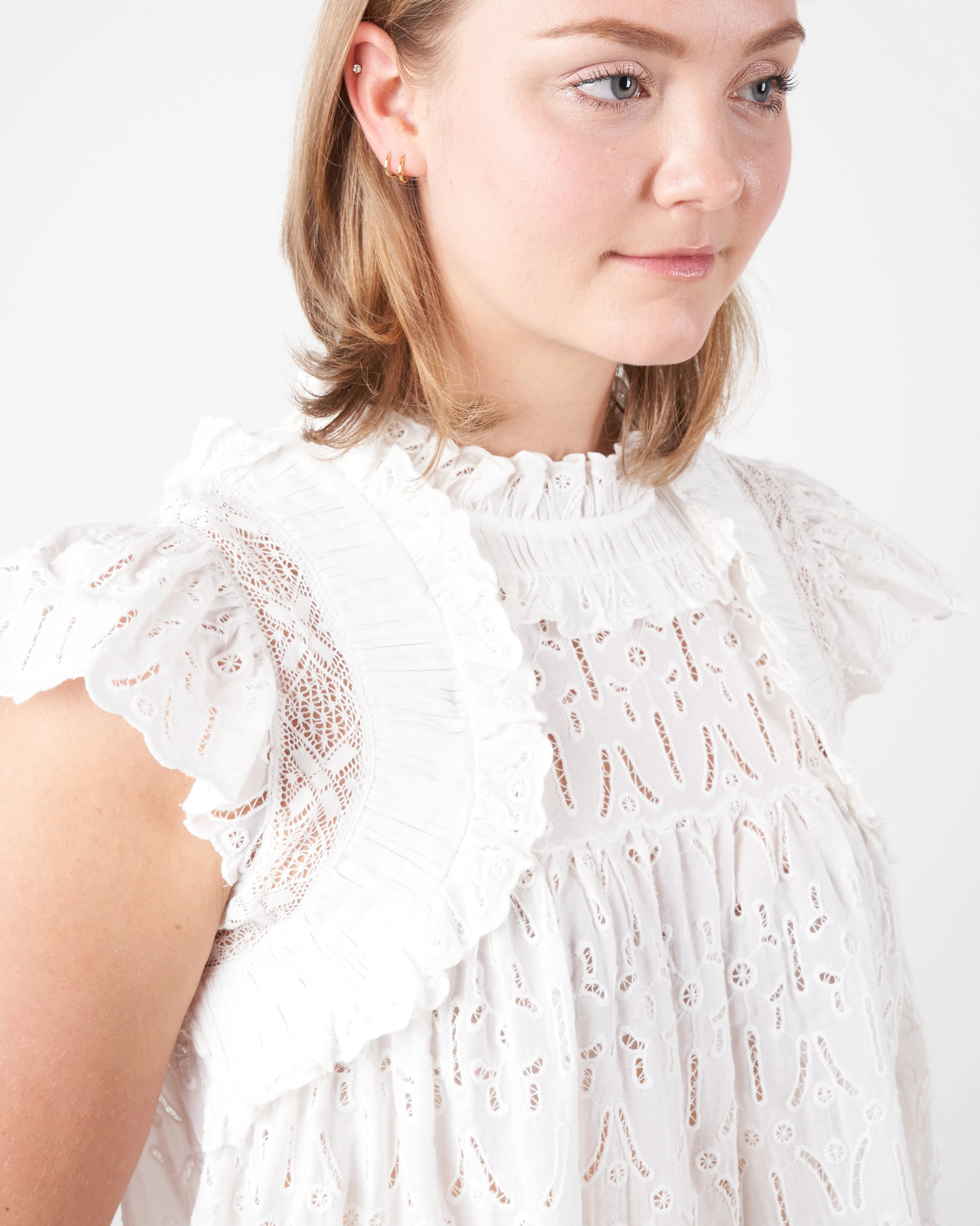 ingrid top - white