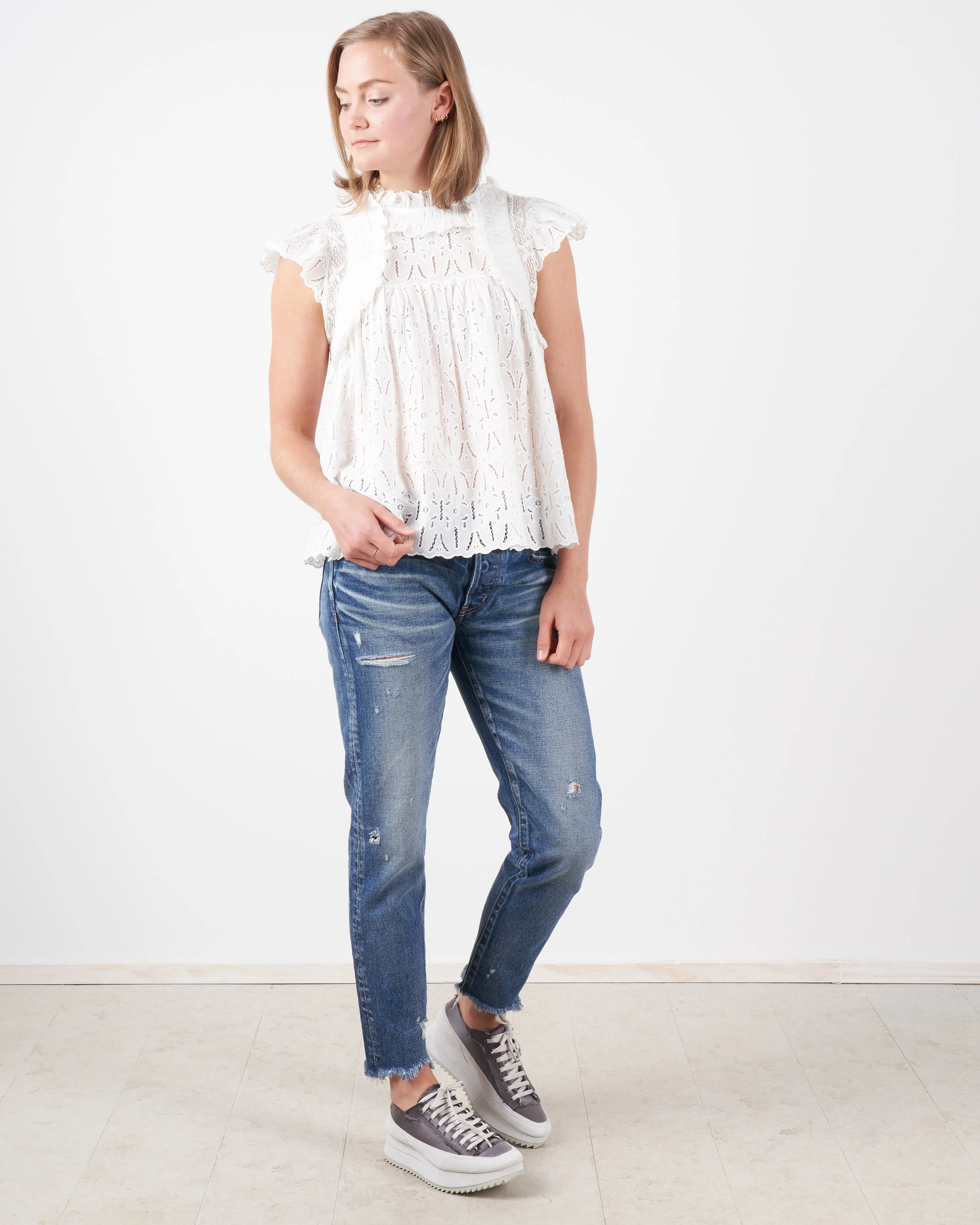 ingrid top - white
