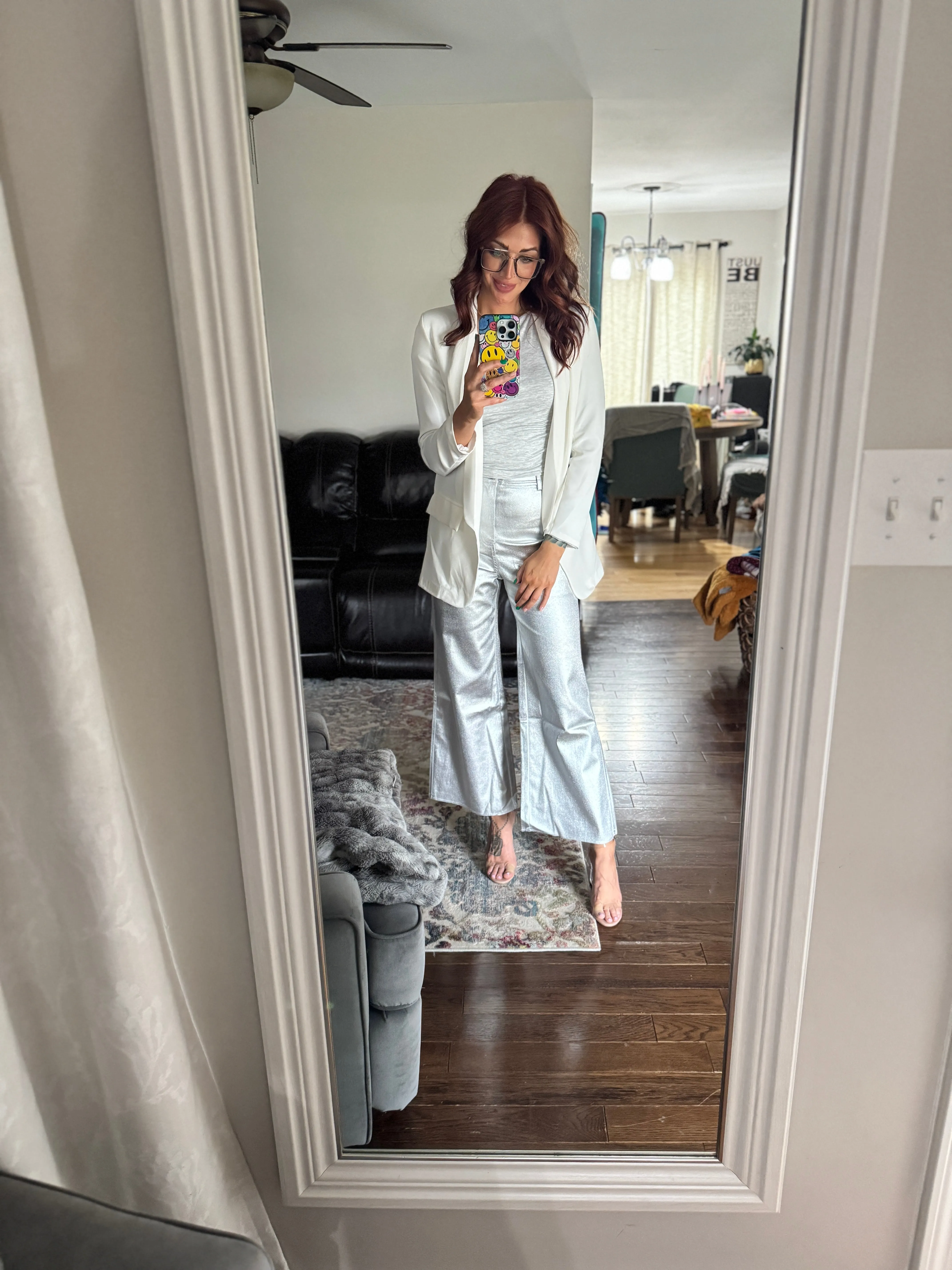 Ivory Edge Blazer (plus size friendly)