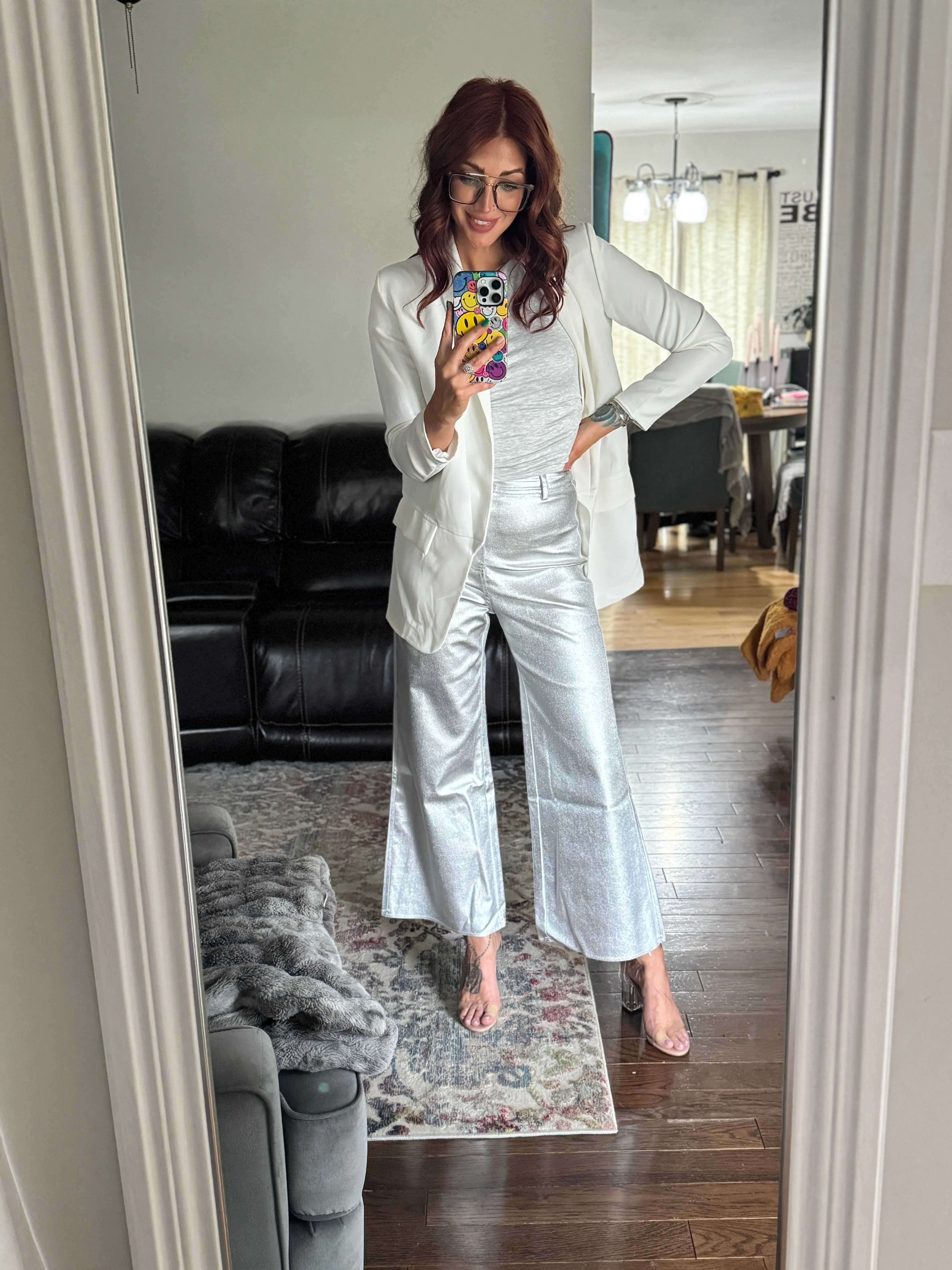 Ivory Edge Blazer (plus size friendly)