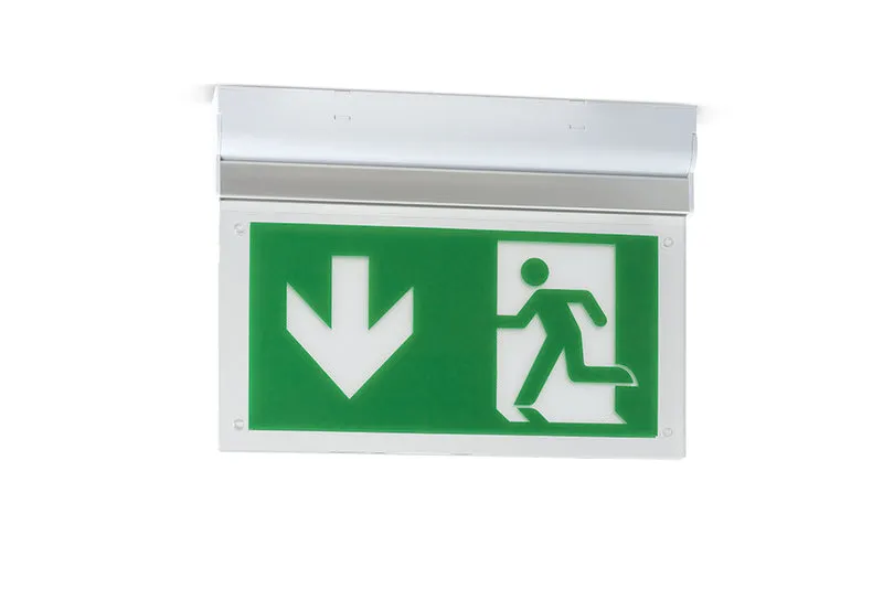 JCC JC50323 3W Wall/Ceiling Exit Blade Maintained 3M  self-test IP20 without legend