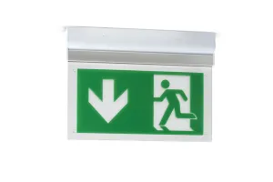 JCC JC50323 3W Wall/Ceiling Exit Blade Maintained 3M  self-test IP20 without legend