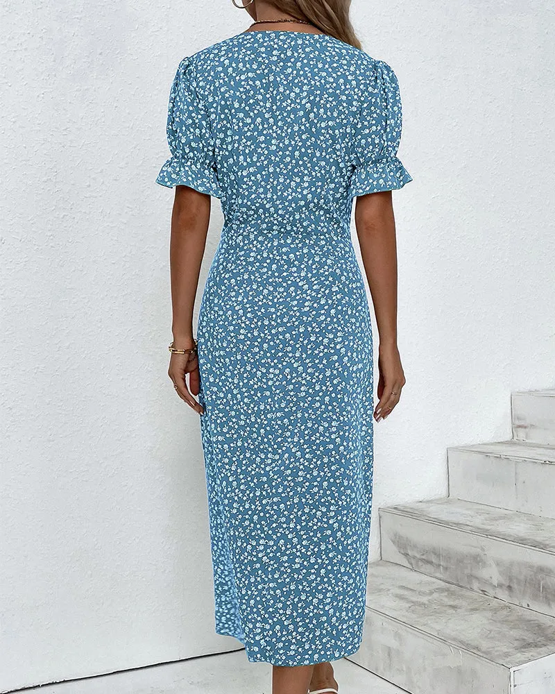 Jessa | Floral V-Neck Dress