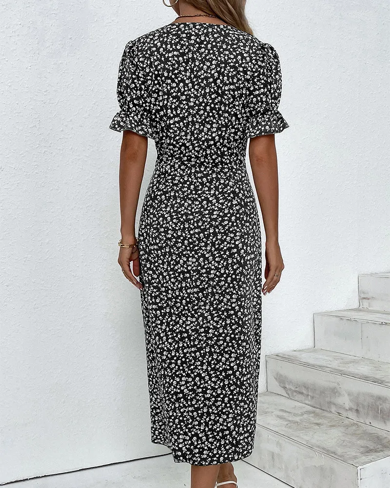 Jessa | Floral V-Neck Dress