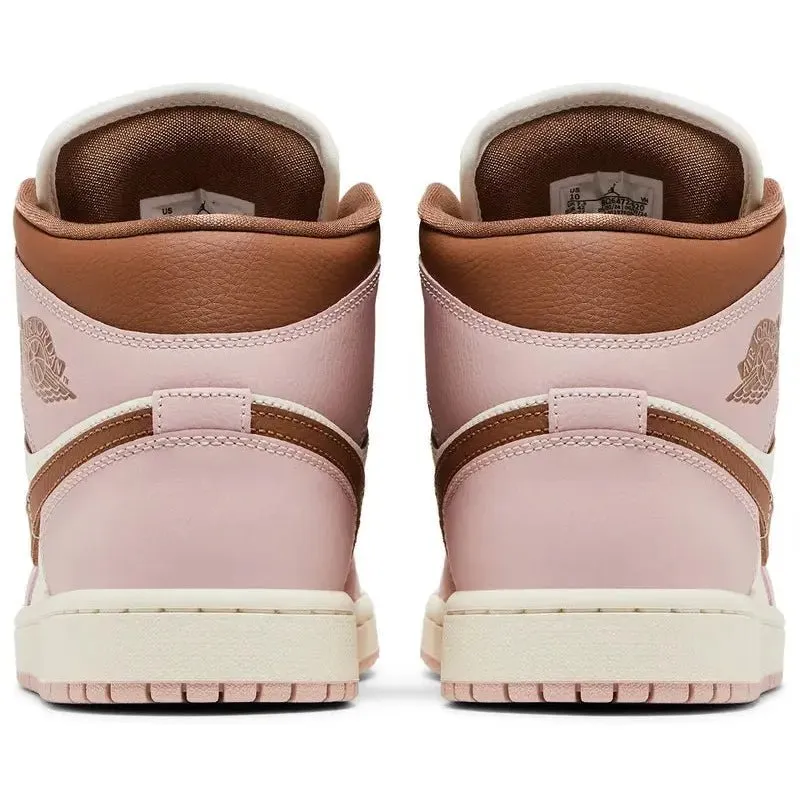 Jordan 1 Mid Pink Oxford Brown (W)