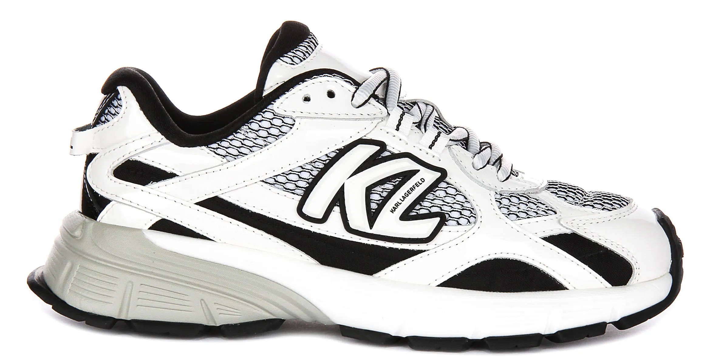 Karl Lagerfeld Orion Side trim In White Black For Women