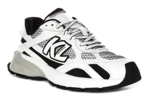 Karl Lagerfeld Orion Side trim In White Black For Women