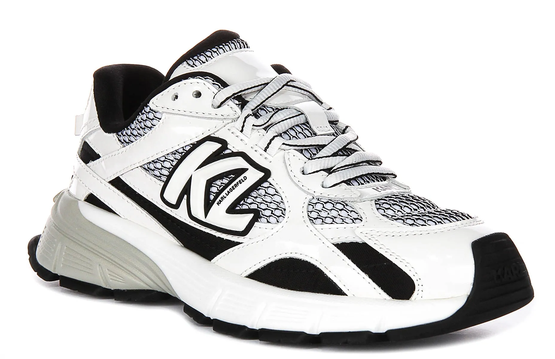 Karl Lagerfeld Orion Side trim In White Black For Women