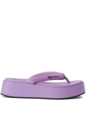 Karl Lagerfeld Puffa wedge sandals