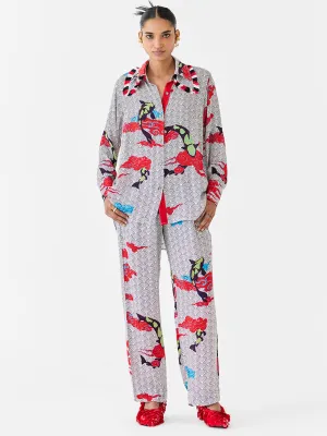 Koi Shirt & Pants Co-ord Set
