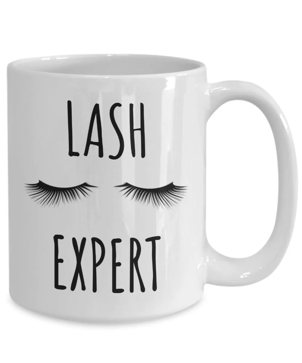 Lash Tech Mug Eyelash Artist Gifts Lashes Lash Expert Coffee Cup
