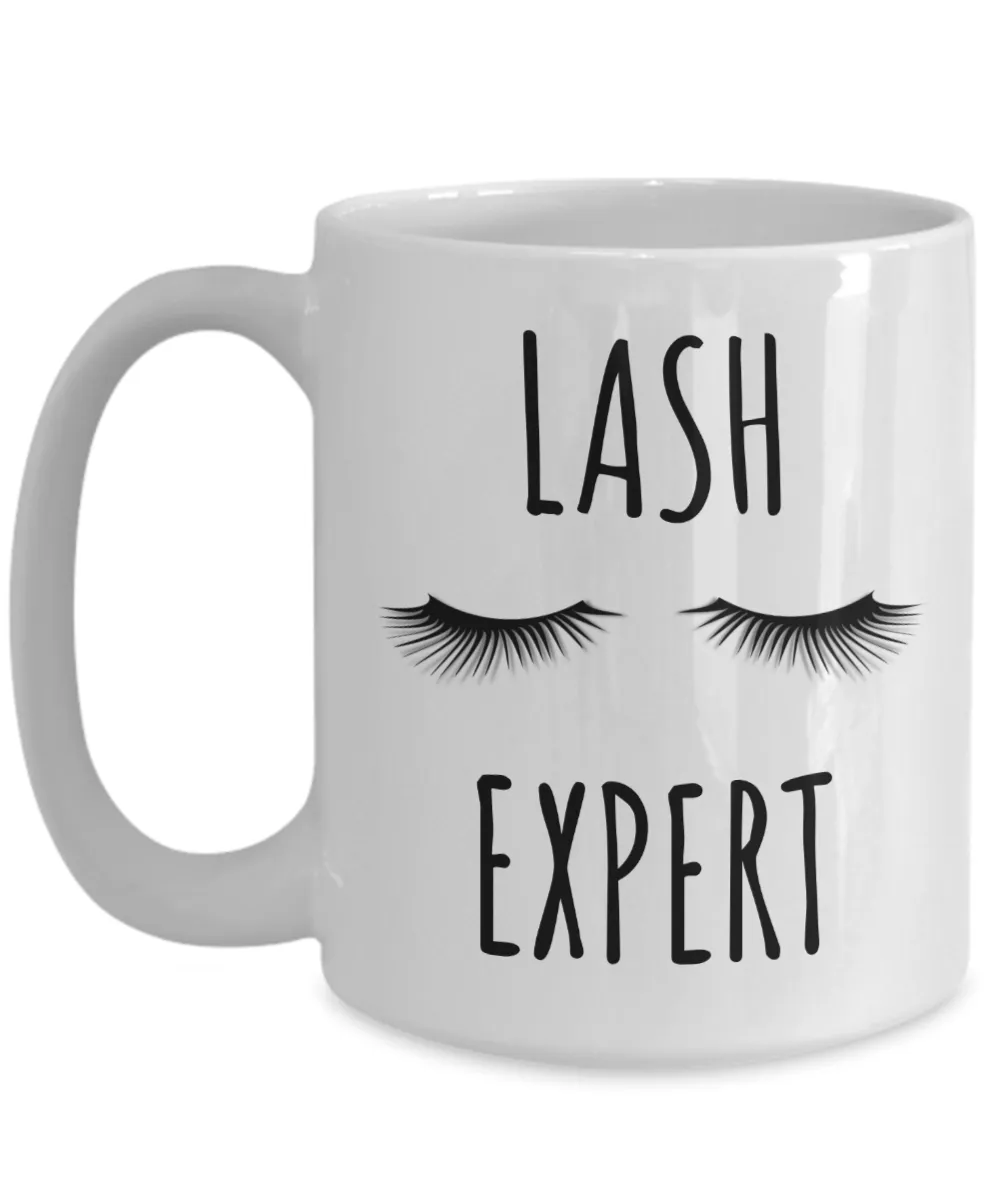 Lash Tech Mug Eyelash Artist Gifts Lashes Lash Expert Coffee Cup