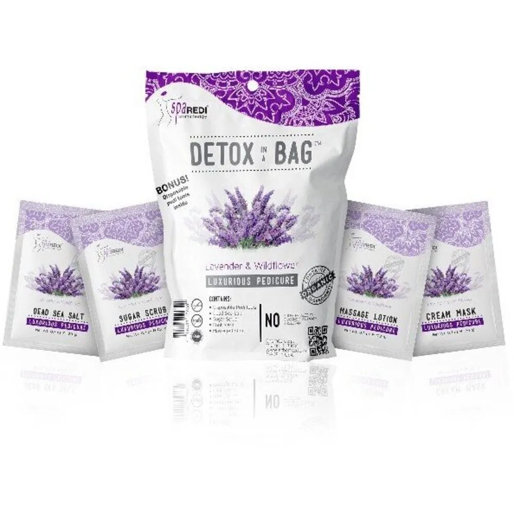 Lavender & Wildflower Detox Pedi In a Bag 4-Step System