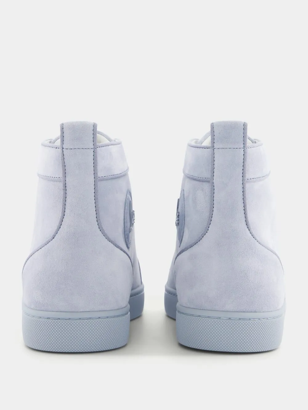 Lou Spikes high-top veau velours sneakers