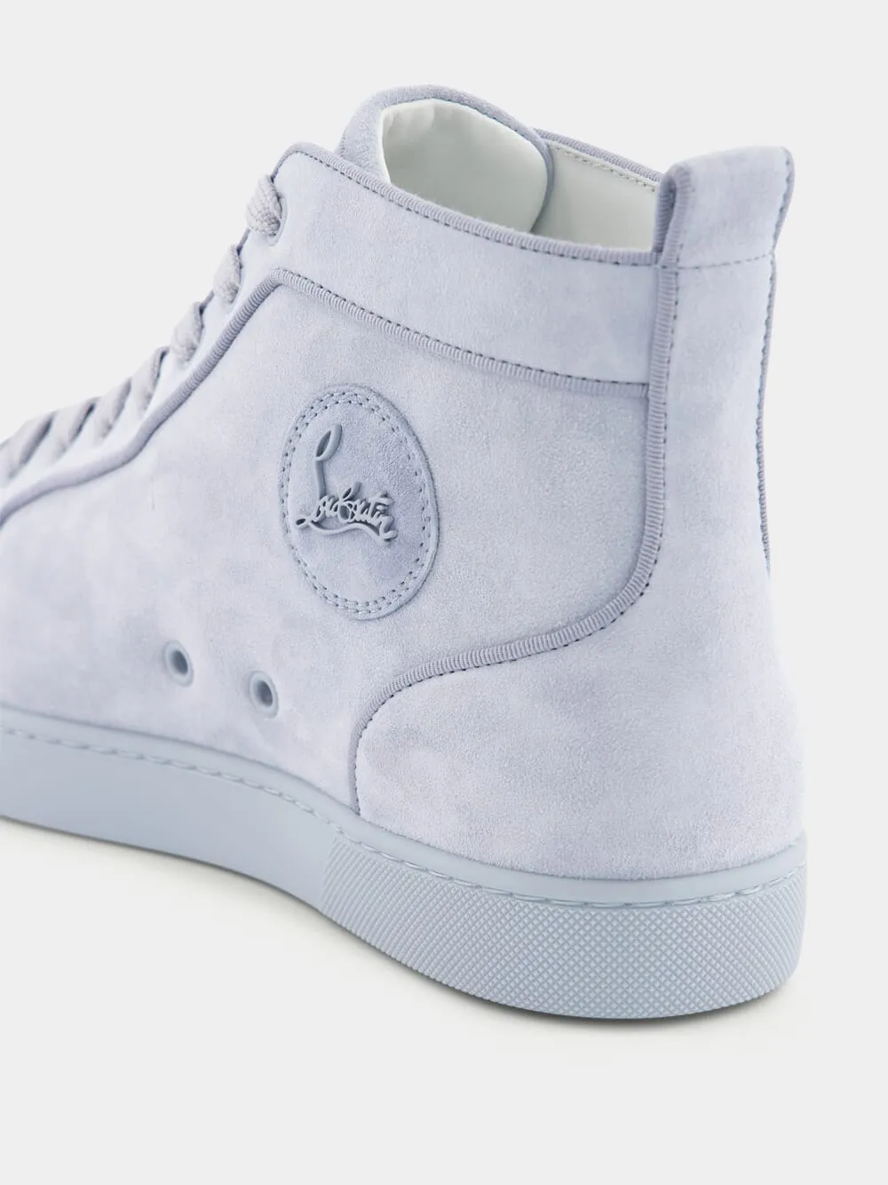 Lou Spikes high-top veau velours sneakers