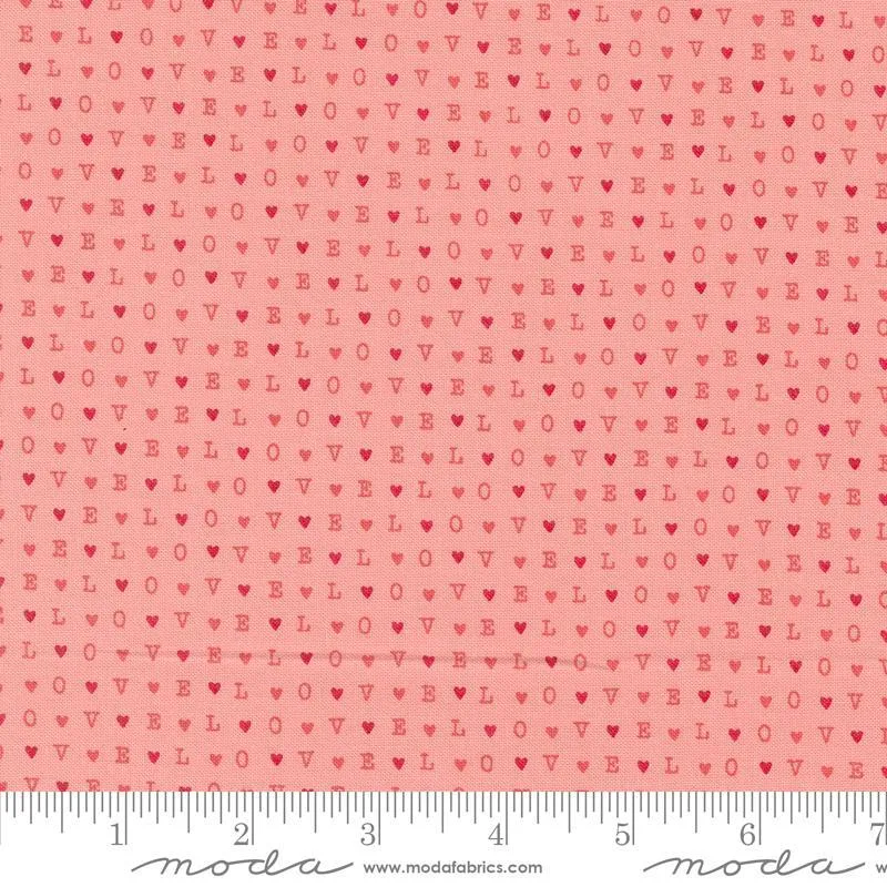 Love Blooms by Moda Fabrics LOVE/BLUSH