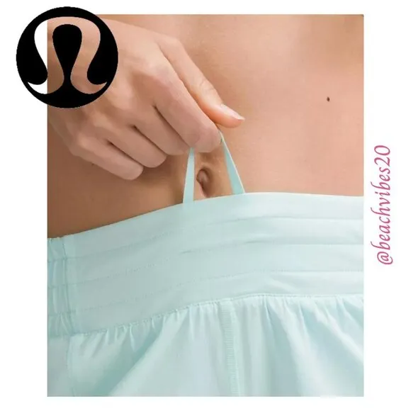 LULULEMON ATHLETICA Hotty Hot High-Rise Lined Short 2.5&quot; Ideal Mint 8 NWT LL-141