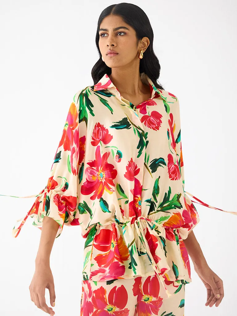 Majorelle Drawstring Shirt & Pants Set