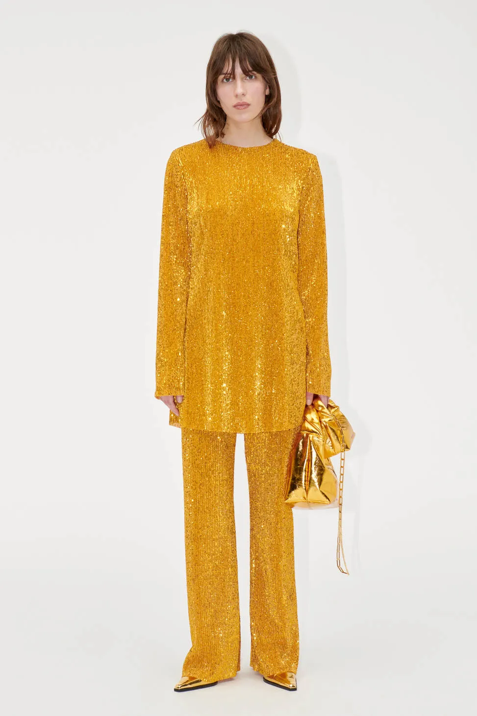 MARKUS TROUSERS | GOLD