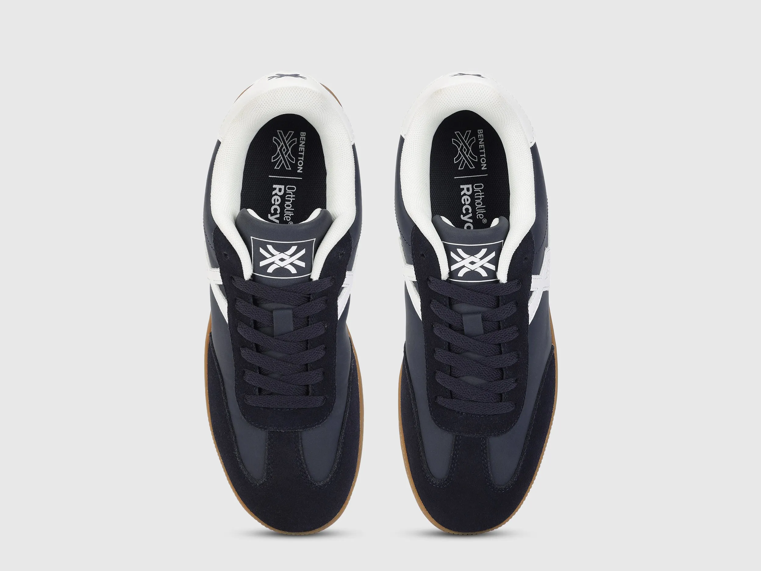 Men PU Suede Sneakers
